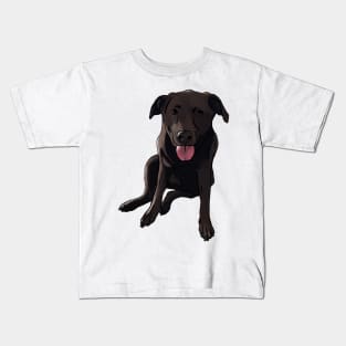 Chocolate Lab Puppy Kids T-Shirt